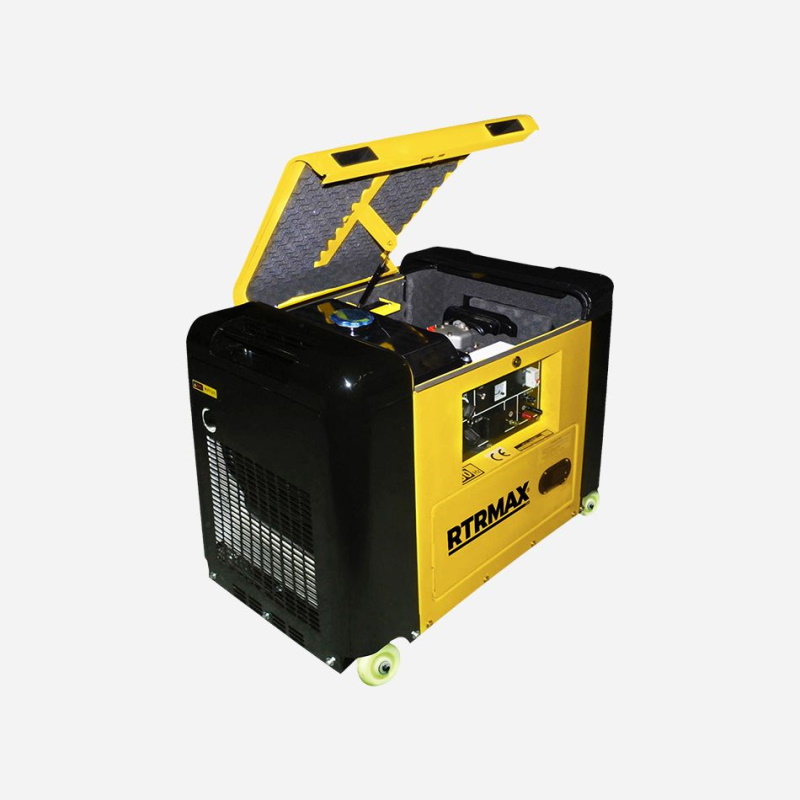 Генератор дизельний RTRMAX 1 фаза (220В), 4,4кВт, (RTR8500DES)